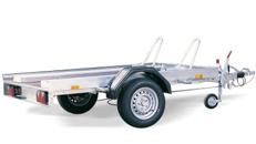 Motorradanhänger für 2 Motorräder ***100 Km/h Zulassung***, Motorradhänger, Motorradtransporter, Quadhänger, Quadanhänger, Anhänger Humbaur
