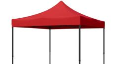 Falt-Pavillon 3x3 Meter | Rot | Zelt | Partyzelt