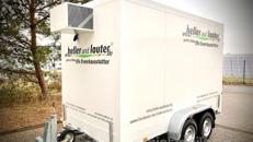 Kühlanhänger mieten / Kühlwagen / Mobile Kühlzelle / Getränkekühler Typ: ISOPOLAR 2,7t