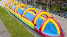 Wasserrutsche 18 m Lang / Rutschbahn / Wasser Rutschbahn / Bauchschiebebahn ( keine Hüpfburg )