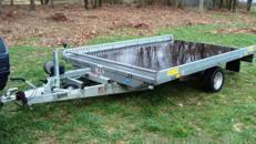 Malediven (einachser) Kleiner PKW Transporter einachser 1500 kg gebremst extra breit 100 km/h