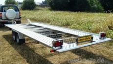 Australien (doppelachser – extra lang) PKW Transporter kippbar doppelachser 3000 kg gebremst extra breit – extra lang – ohne Rampen 100 km/h