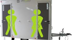 Toilettenwagen mieten / Mobile Toilette / WC-Wagen Typ:S VIP