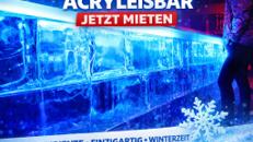 2 m Acryl Eisbar inkl. Rückwand – Co2 neutral – green event