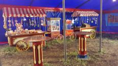 Popcorn Zuckerwatte Kinderschminken Kaspertheater Drehorgel LeierkastenDosenwerfen