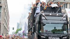Paradetruck / Musiktruck / Showtruck / Promotion / Parade / Karneval-Truck - doppelstöckig