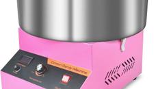 Elektrische Zuckerwattemaschine Tischgerät kommerzieller Zuckerwattemaker 1000W Edelstahlschüssel