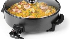 Multifunktionspfanne Tischpfanne Bratpfanne Gourmetpfanne Paellapfanne WOK-Pfanne Pizzapfanne