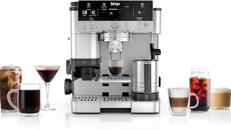 Ninja Kaffeeautomat Luxe 3-in-1-Kaffeemaschine mit Mahlwerk und Aufschäumer für Latte Cappuccino