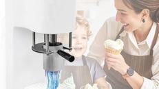 Spagettieis Maschine Nudeleis Maschine Softeis 80 W Eismaschine für professionelles Spaghettieis