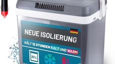 Kühlbox 32L elektrisch 12V + 230V Kühlen und Heizen elektrische Kühlbox Thermoelektrische Kühlbox