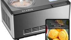 Streicheis Maschine Eismaschine & Joghurtbereiter 2L Speiseeis Maschine 180W Edelstahl Eismaschine