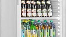 Getränkekühlschrank Profi Kühlschrank Glaskühlschrank 347Liter 62 x 63,6 x 175,3 cm LED-Beleuchtung