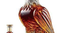 Whiskyflasche Adler Eagle Whisky-Dekanter Tischdekor Dekoration Whisky Eagle Glas-Dekanter