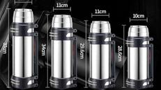 Thermosflasche Trinkflasche Isolierflasche Thermoskanne 1,6 Liter vakuumisoliert Edelstahl BPA-frei