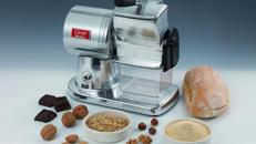 Elektrische Reibe professionell aus Aluminiumdruckguss Käse Brot Schokolade Trockenfrüchte 350 W