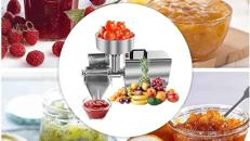 Tomatenpresse Ketchup-Maschine Soßenmaschine Tomatensieb Tomatenmühle elektrisch Edelstahl 370 W