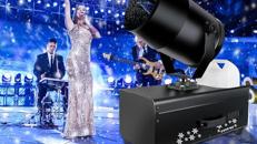 Schneemaschine 3500 Watt Schneegeneratormaschine Profigerät 6 – 8 m Fernbedienung Party-Event-Bühne
