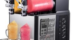 Smoothie-Maschine Slusheis-Maschine 2 x 3 l elektrische Schneeschmelz-Slush-Smoothie-Maschine