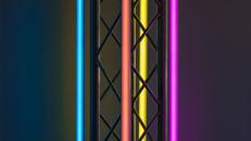 6 Stück Ape Labs Neon Tube LED Lichteffekt mit Akku