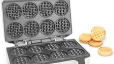 Mini-Waffelmaschine Waffeleisen kleine Waffelmaschine backt 8 x 5cm winzige Waffeln