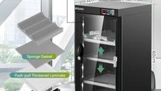 Elektronische Trockenbox Trockenschrank Luftentfeuchter 55L Kamera Digital Control mit LED-Leuchten
