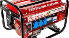 Stromgenerator Stromerzeuger Generator Aggregat Notstromaggregat Benzin Benziner 6500 Watt 3x230V