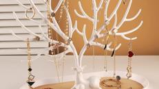Schmuckständer Schmuckpräsentation Verkaufsständer Geweih Schmuck Displayständer Baum Turm