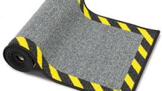 Kabelbrücke Schutzmatte Kabelmatte Warnumrandung Innen Sicherheitsmatte 120 x 40 cm