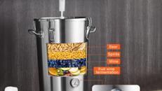 Bierfermenter Bierbrauanlage Bierbraugerät Edelstahl 30 L Braueimer-Fermenter brauen Heimbrauerei