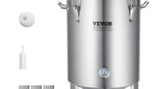 Braueimer Bierbrauanlage Bierbraugerät Kessel aus Edelstahl 60 L Bierfermenter Fermenter zum Brauen