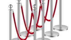 Personenführung  Personenleitsystem Absperrpfosten Absperrung 8 Stk Steuerung von Menschenmengen