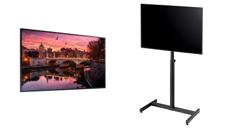 49" LED Profi Display (Screen) - Samsung QM49F - inkl. K&M Profi Standfuß