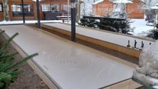 Eisstockbahn / Curling / Eisstockschiessbahn mieten