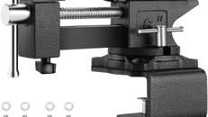 Schraubstock Tischraubstock Schraubzwinge 150 mm drehbar 270° Werkbank maximale Öffnung 115 mm