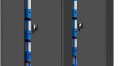 Metallschrank XXL Aktenschrank Stahlschrank Büroschrank Flügeltüren Pulverbeschichtung 185x115x40