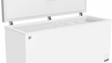 Gefriertruhe 700 L 125 W Tiefkühltruhe Kühltruhe 3 Ablagekörbe Türschloss Temperaturalarm Rollen