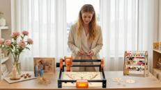 Laser Cutter 4 W Laser Graviermaschine 48 W Ausgangsleistung 300 x 300 mm 10.000 mm/min Holz