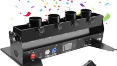 Konfettiwerfer Konfettimaschine Konfettikanone professionell ferngesteuert Schuss 6 - 12 m