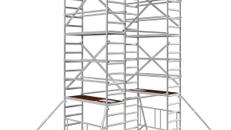 Rollgerüst 8 m Arbeitsbühne 5,7 m² Fläche Arbeitshöhe 8 m Raumgerüst Rollbock Alu Gerüst Rollgerüst