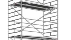 Universal-Fahrgerüst 8,61 m Rollgerüst Malergerüst breite Ausführung Gerüsthöhe 8,61 m