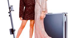 360 Grad Fotokabine 31.5 Zoll/80 cm Photo Booth mit Flightcase & App-Steuerung automatische 360°