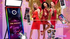 Magic Mirror Photobooth 65 Zoll mit 43 Zoll Touchscreen Foto Spiegel Machine Selfie Spiegel Fotoboot