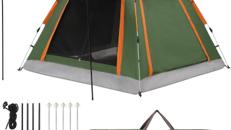 Wurfzelt Camping Zelt 2-3 Personen Pop Up Zelt automatisch wasserdicht winddicht Vorzelt Fenster