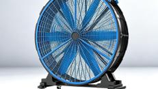 Industrie-Trommelventilator 24.000 m³/h 51 Zoll 45 m Reichweite 100 Geschwindigkeiten 500 W