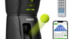 Tennisballmaschine Profi Ballwerfer Tennistrainer Tennisball Maschine APP-Steuerung App Apple Watch