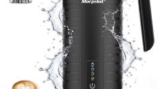 Milchaufschäumer elektrisch 4 in 1 leise & schnell 75 ml – 240 ml für heißen & kalten Milchschaum