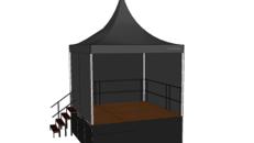 Bühne 3 x 3 m – Bühne