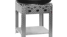 Hockerkocher Gas groß – Mietgrill, Eventgrill, Gastrogrill, Grillgerät, Bartheke, Mobile Bar