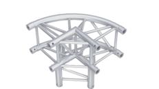 Globaltruss F34 3 Wege Ecke Rund – Traversen